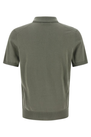 Бавовняна сорочка-поло Зелена BRUNELLO CUCINELLI M29800145CXS05