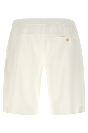 Бавовняні шорти-бермуди з застібкою Білі BRUNELLO CUCINELLI ML8243390TC159
