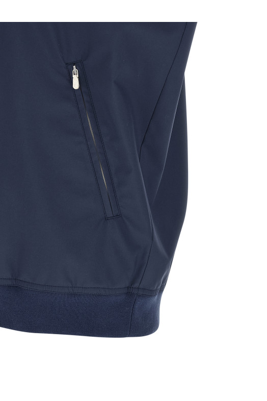 Логотип нейлоновый жилет Blue BRUNELLO CUCINELLI MB4229083TC010