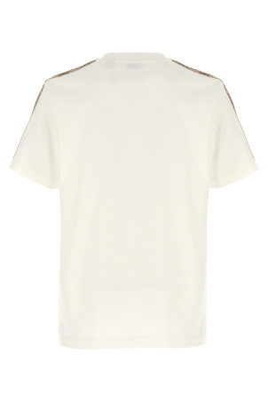 Check tape t-shirt White