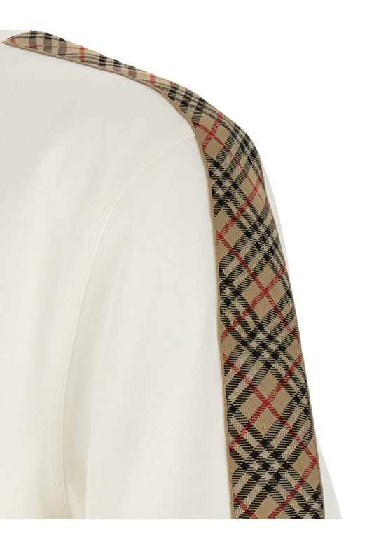 Check tape t-shirt White