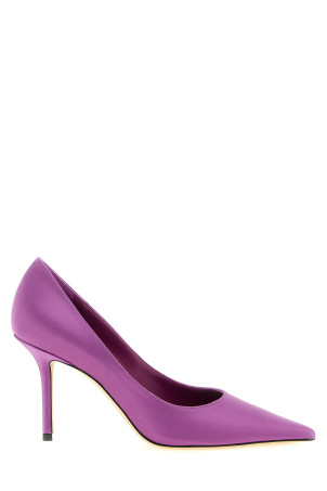 'Love' pumps Purple
