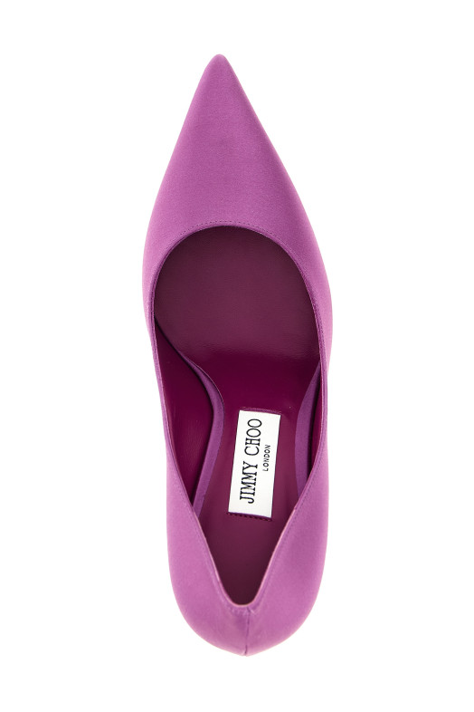 'Love' pumps Purple