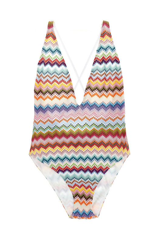 Цельный купальник Zigzag, многоцветный MISSONI MC22SP03BR014FSM9WV