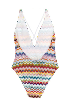 Цельный купальник Zigzag, многоцветный MISSONI MC22SP03BR014FSM9WV