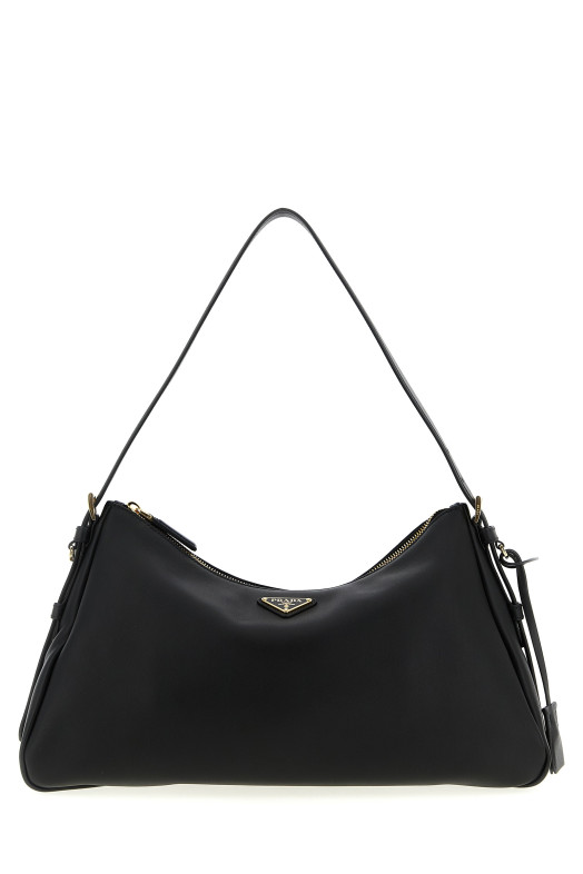 'Aimée' large shoulder bag Black