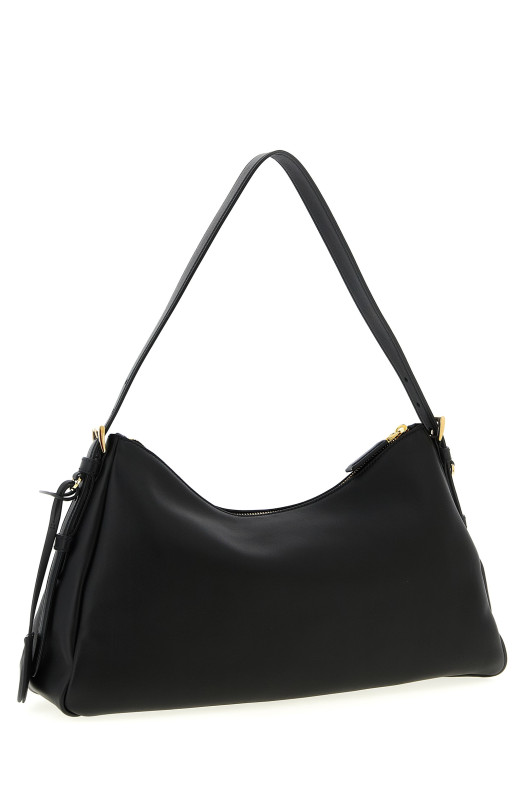 'Aimée' large shoulder bag Black