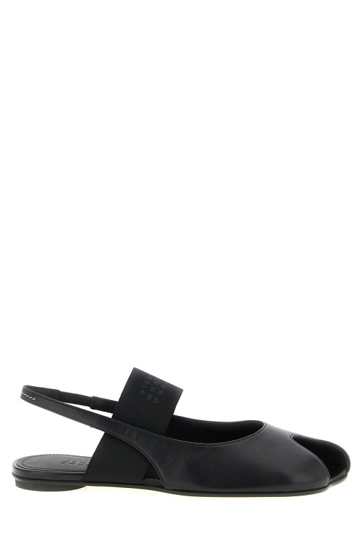 'Opentoe Tabi' slingback Black