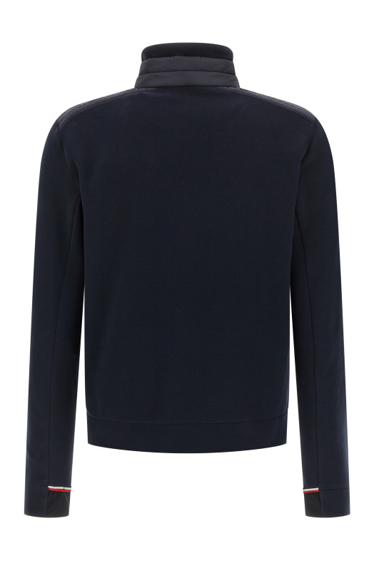 Fleece cardigan Blue