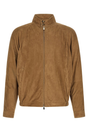 Suede jacket Beige