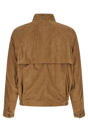 Suede jacket Beige