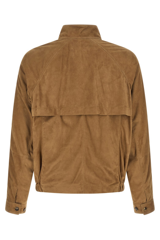 Suede jacket Beige