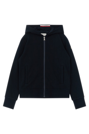 Толстовка с логотипом, синяя MONCLER ENFANT L19548G0000189AKM778