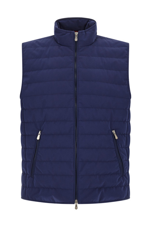 Стеганый жилет Синий BRUNELLO CUCINELLI MM4791451CWG01