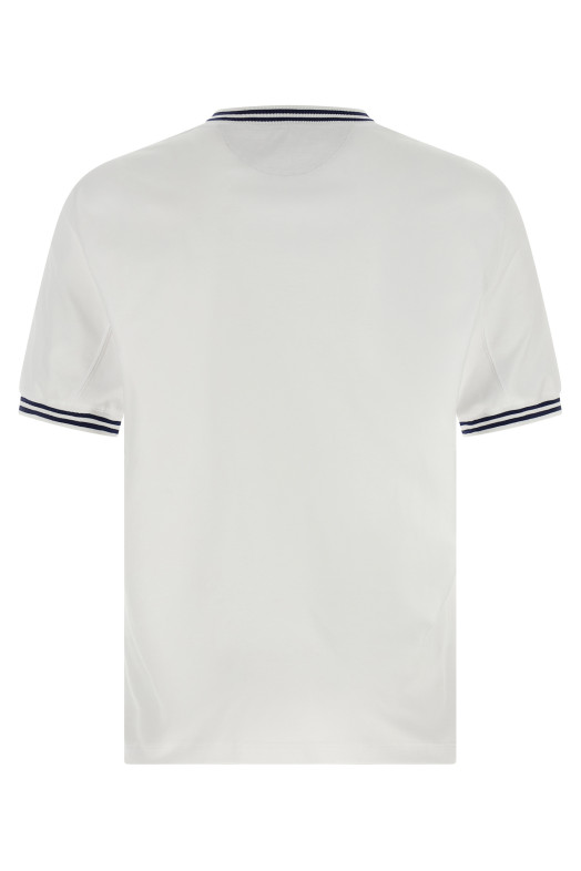 Футболка с гербом Сольомэо Белая BRUNELLO CUCINELLI M0B131386TC6159