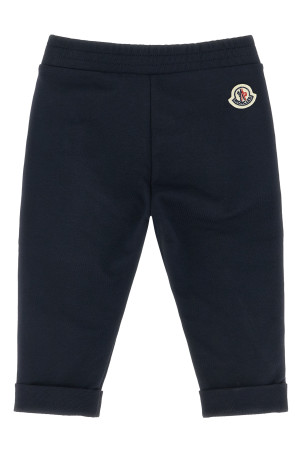 Триколірні стрічкові джоггери Сині MONCLER ENFANT L19518H0000189AEB778