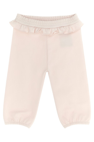 Complete hoodie + ruffle joggers Pink