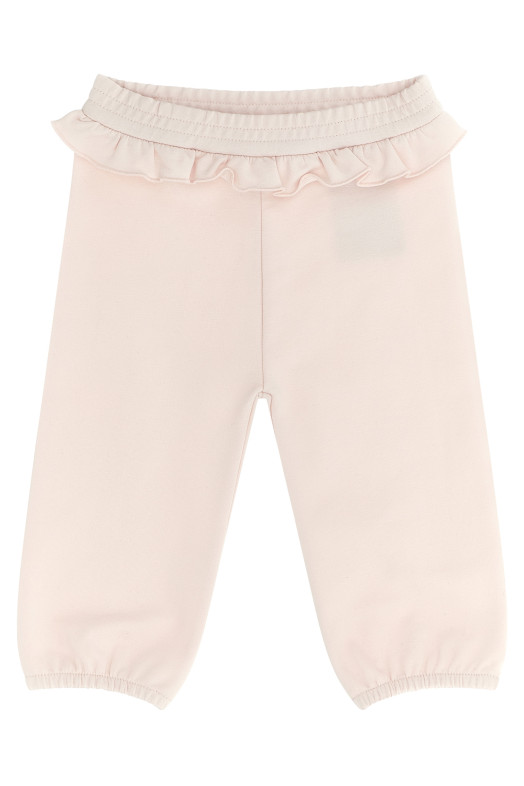 Complete hoodie + ruffle joggers Pink