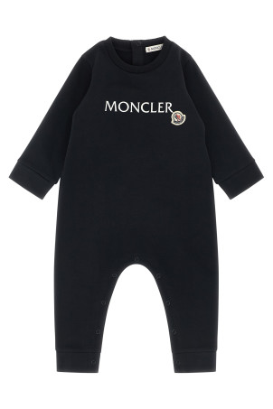 Комбинезон с логотипом Синий MONCLER ENFANT L19518L0000489B9Y778