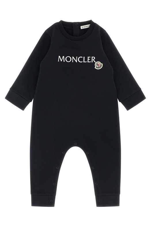 Комбинезон с логотипом Синий MONCLER ENFANT L19518L0000489B9Y778