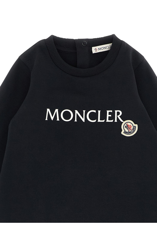 Комбинезон с логотипом Синий MONCLER ENFANT L19518L0000489B9Y778