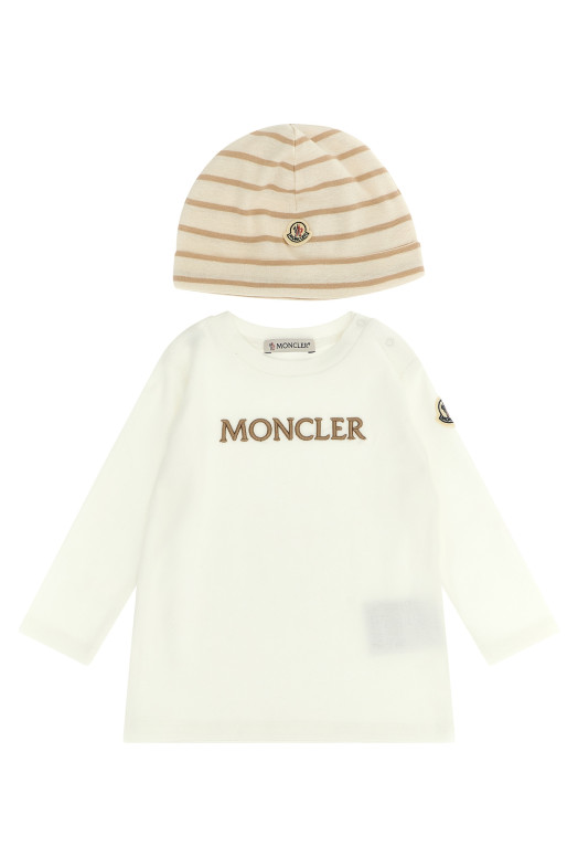 Детский комплект: футболка + леггинсы + кепка Разноцветный MONCLER ENFANT L19518P0000189BA2F20