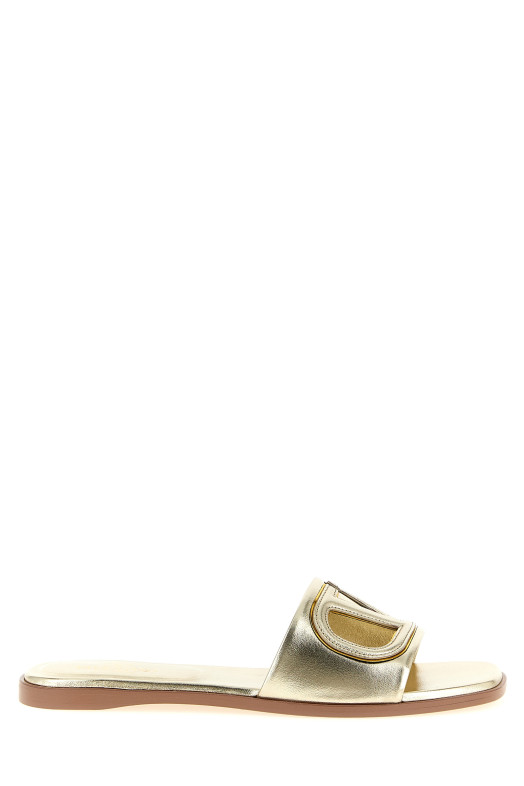 Valentino Garavani VLogo Signature slides Gold