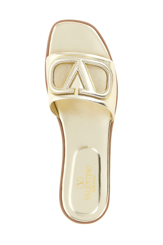 Valentino Garavani VLogo Signature slides Gold