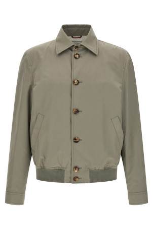 Бавовняна куртка Зелена BRUNELLO CUCINELLI MY4196407CWO31