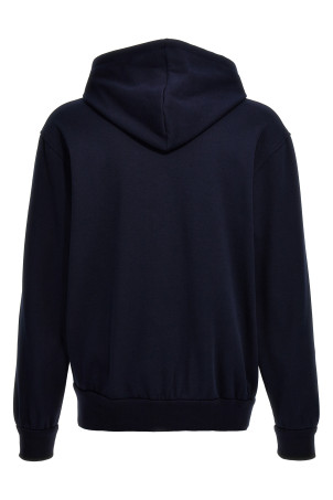 Бавовняна толстовка з капюшоном Piquet, синя BRIONI UJNL0LPA6114100