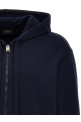 Бавовняна толстовка з капюшоном Piquet, синя BRIONI UJNL0LPA6114100