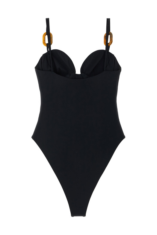 'RE26' one-piece swimsuit Black