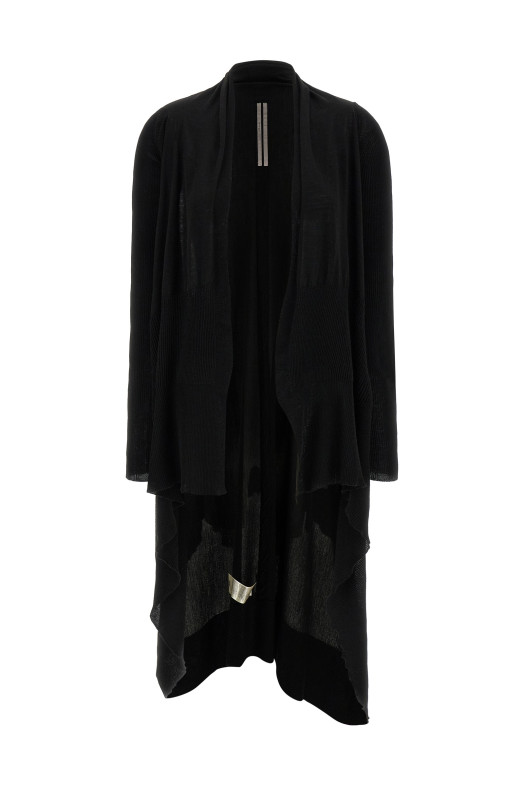 'Long Wrap' cardigan Black