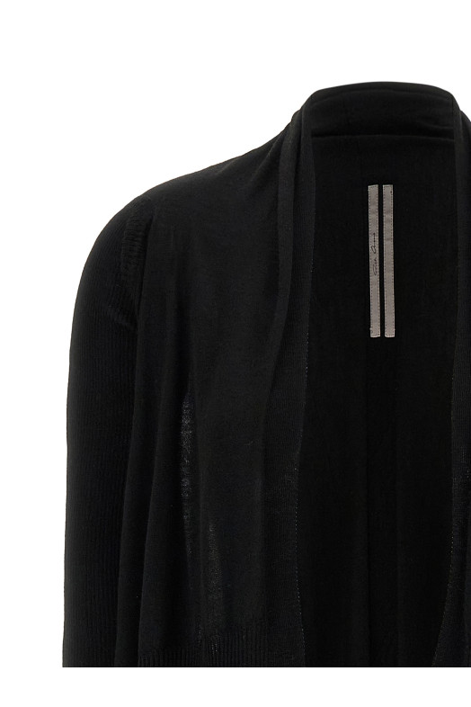 'Long Wrap' cardigan Black
