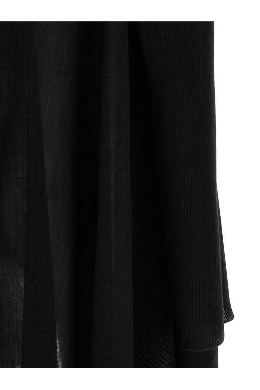 'Long Wrap' cardigan Black