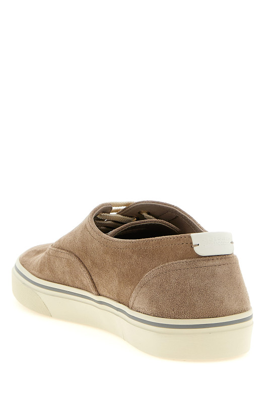 Suede sneakers Beige