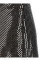 'Gunmetal Rhinestone Mesh Mini' dress Gray