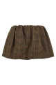Houndstooth skirt Brown