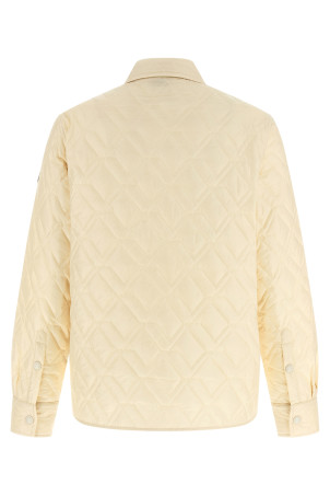 Quilted overshirt Beige