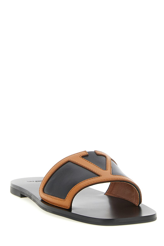 Valentino Garavani 'Viva Superstar' slides Brown
