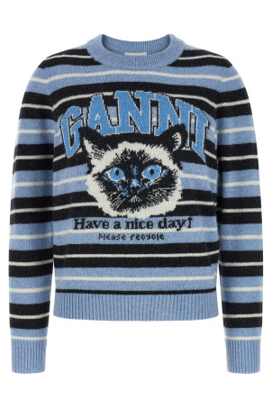 'Graphic Wool' sweater BLUE
