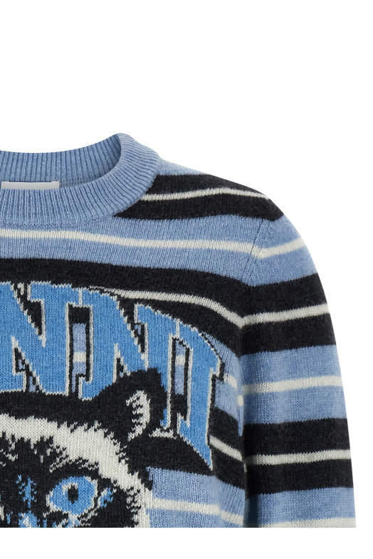 'Graphic Wool' sweater BLUE