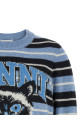 'Graphic Wool' sweater BLUE