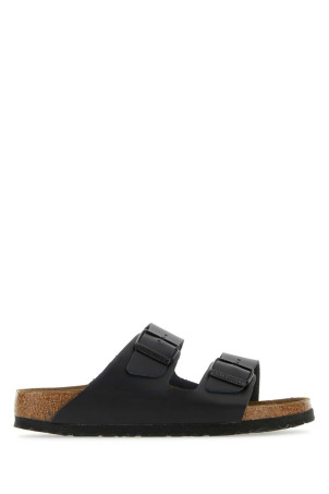 Black leather Arizona slippers Black BIRKENSTOCK (051193)