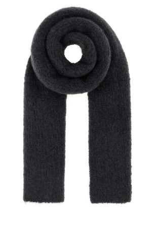 Charcoal cashmere blend scarf THE ROW (10074Y957)
