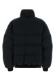 Black cotton blend down jacket Black PRADA (292295SOOO17IB)
