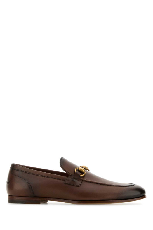 Two-tone leather loafers GUCCI (406994BLM00)