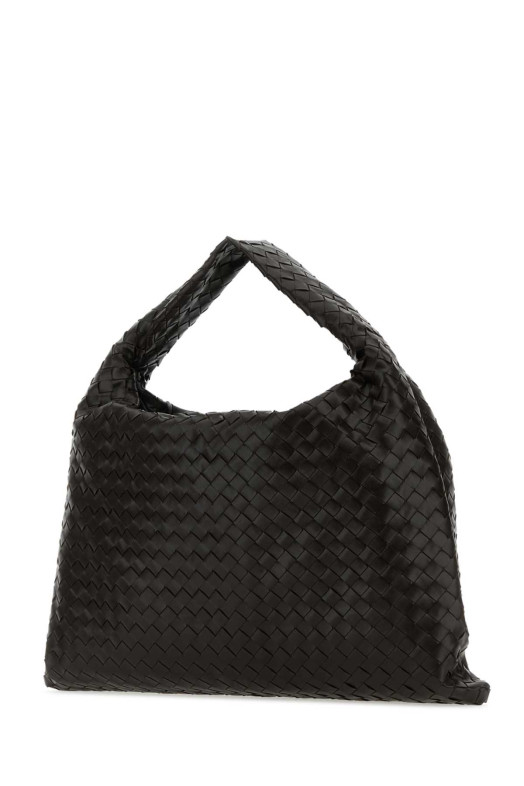 Темно-коричнева шкіряна сумка через плече Hop BOTTEGA VENETA (763970V3IV1)
