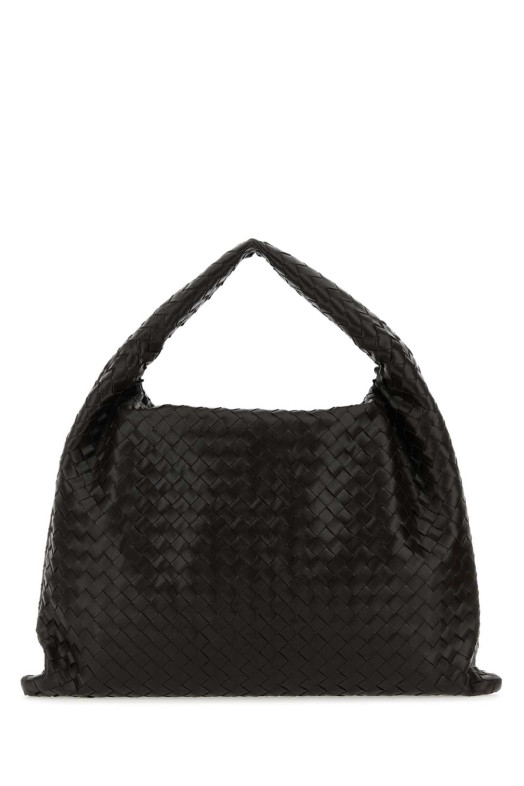 Темно-коричнева шкіряна сумка через плече Hop BOTTEGA VENETA (763970V3IV1)
