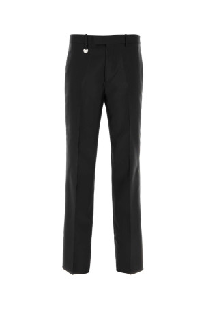 Black wool blend wide-leg pant Black BURBERRY (8087078)